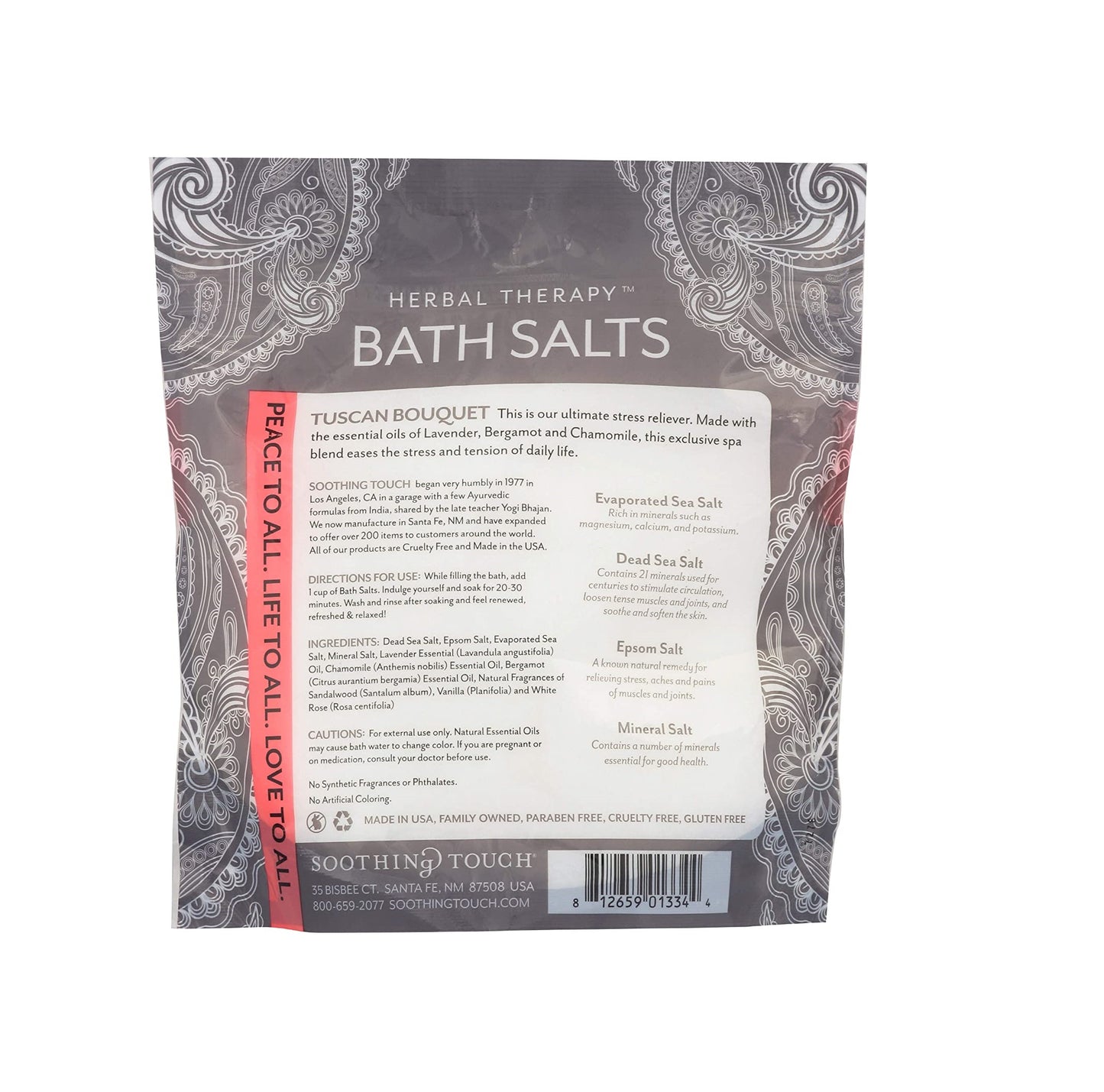 Soothing Touch Tuscan Bouquet Bath Salts Pouch