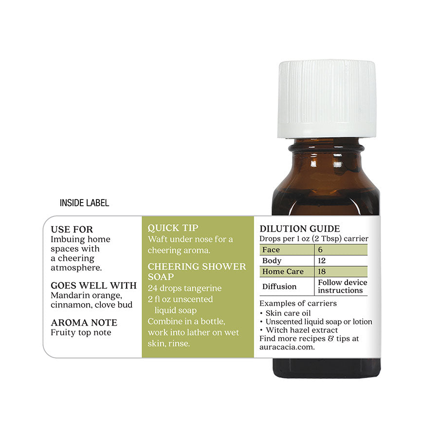 Aura Cacia Tangerine Essential Oil