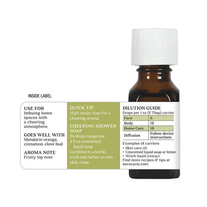 Aura Cacia Tangerine Essential Oil