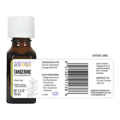 Aura Cacia Tangerine Essential Oil