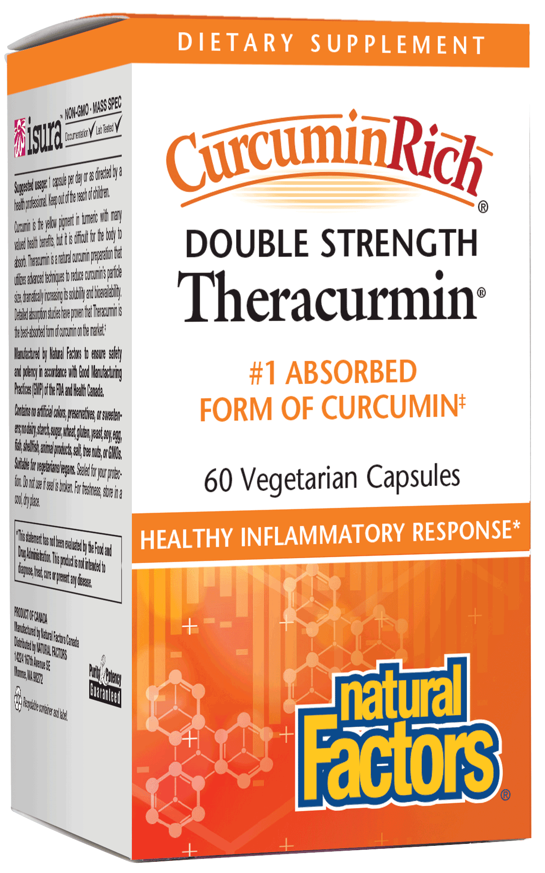 Natural Factors CurcuminRich® Theracurmin® Double Strength