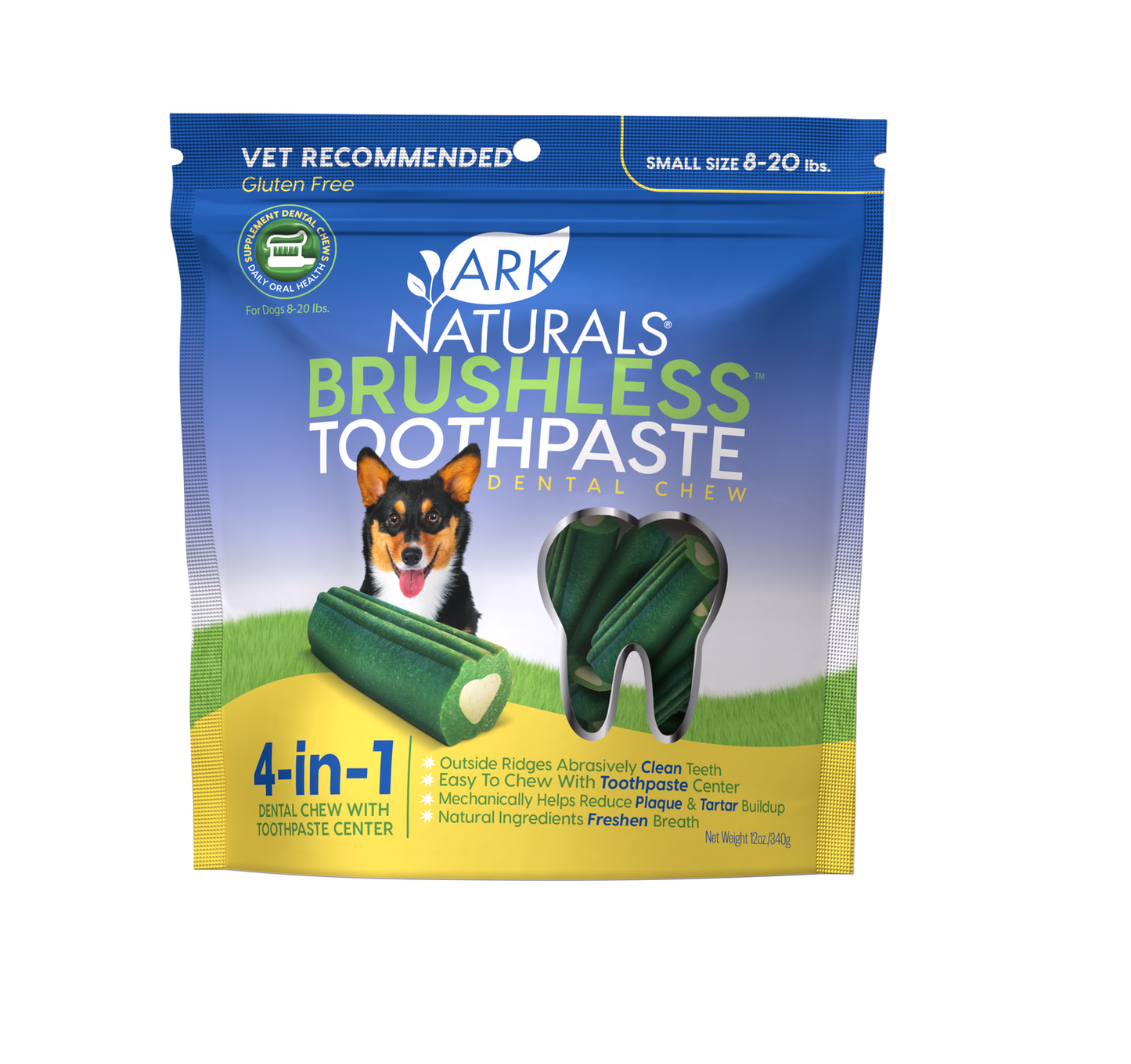 Ark Naturals Brushless Toothpaste Dental Chews - Small