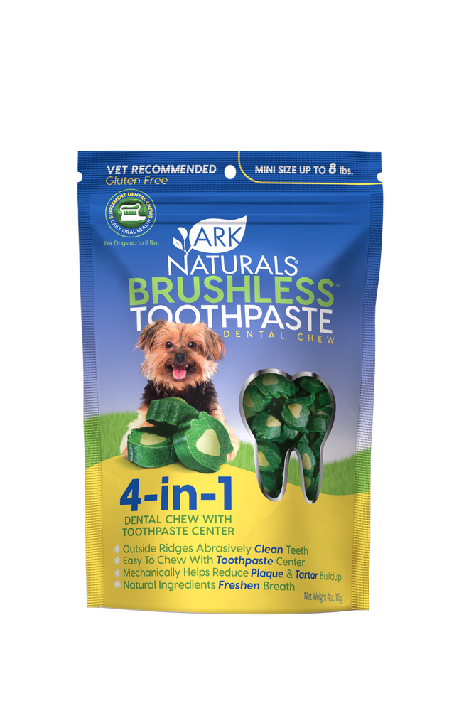 Ark Naturals Brushless Toothpaste Dental Chews - Mini