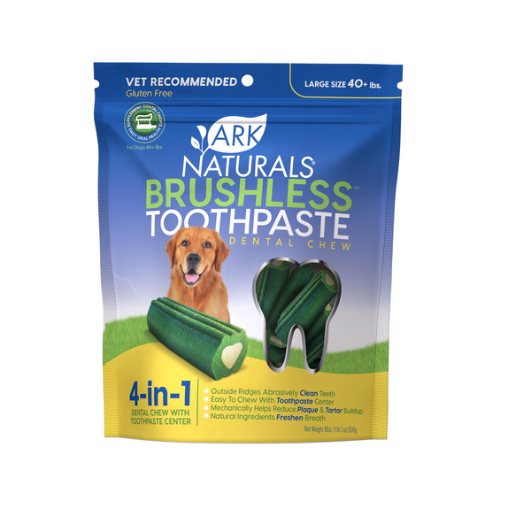Ark Naturals Brushless Toothpaste Dental Chew - Large Dogs