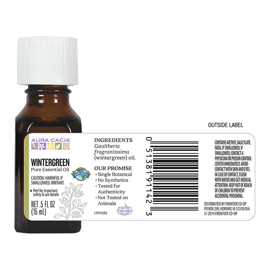 Aura Cacia Wintergreen Essential Oil