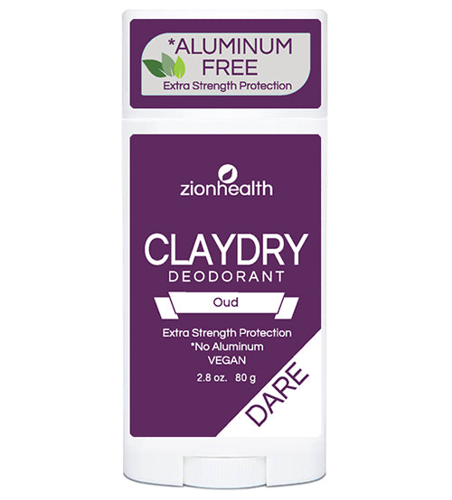 Zion Health Clay Dry Dare - Oud Scent Vegan Deodorant