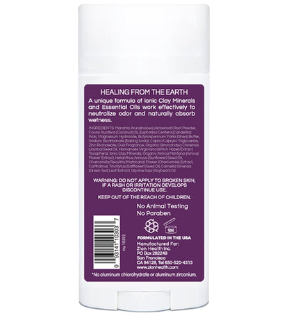 Zion Health Clay Dry Dare - Oud Scent Vegan Deodorant